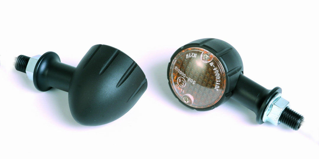 Mini Blinker Arizona Alu schwarz, kurz, E-gepr., Paar