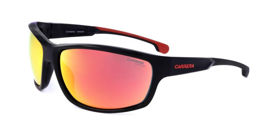 Carrera Unisex Sunglasses L Oit/Uz Black Red, L Oit/Uz Black Red