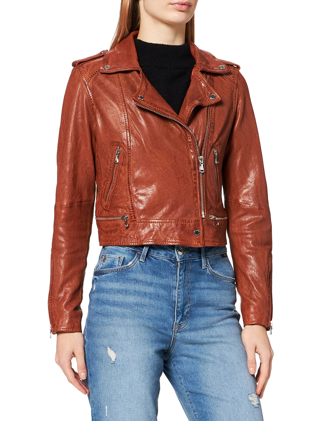 Oakwood Damen Kyoto Jacke L Braun (Cognac 0507), L Braun (Cognac 0507)