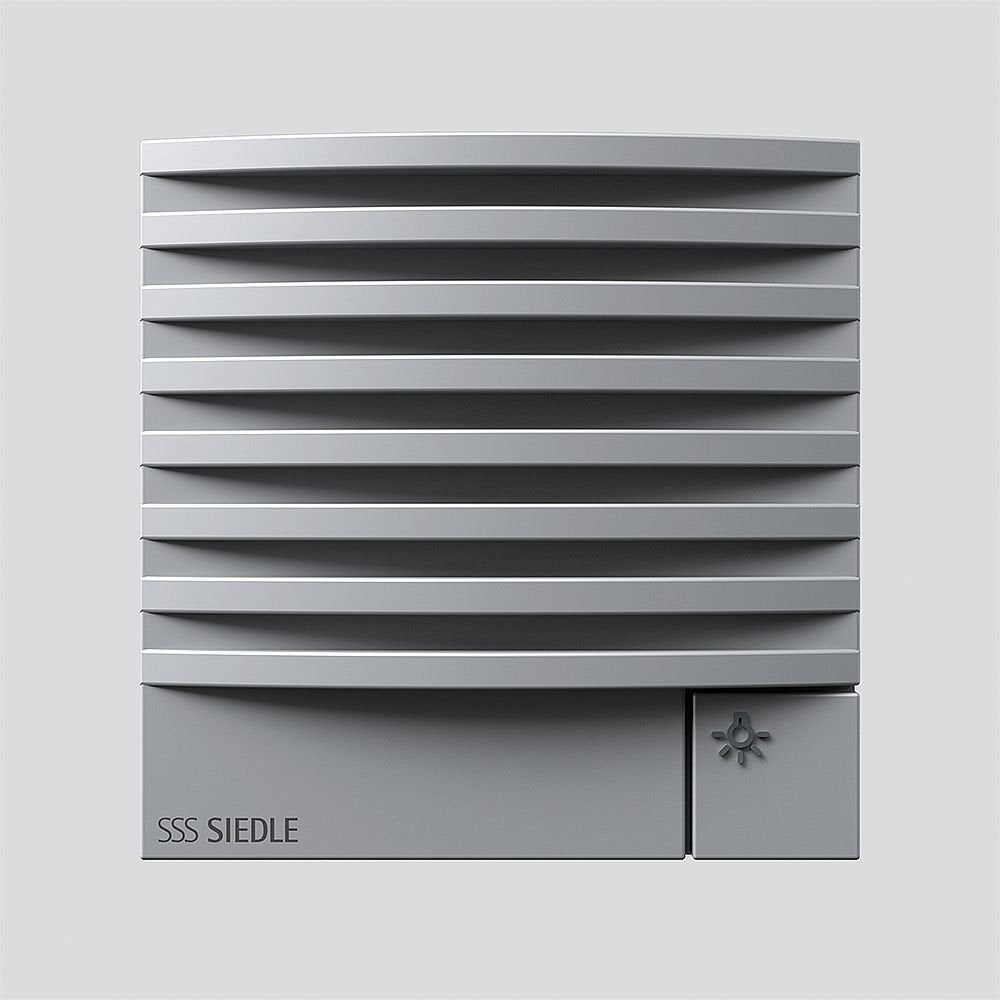 Siedle 4831384 Türlautsprechermodul 6 und N-Technik, TLM 611-02 SM, Silber-metallic