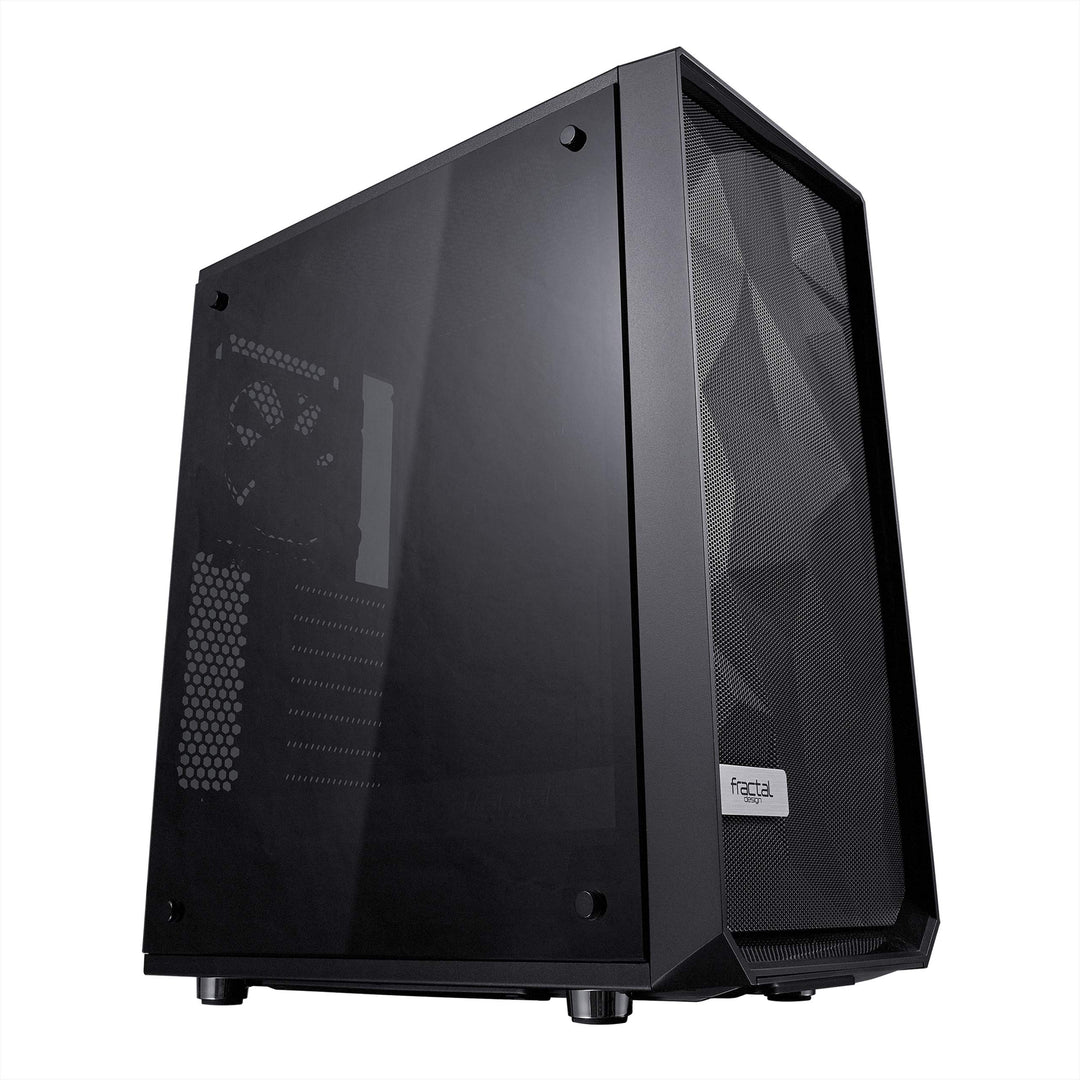 Fractal Design Meshify C Tempered Glass schwarz - Gehäuse - ATX, FD-CA-MESH-C-BKO-TG Black Dark Tint