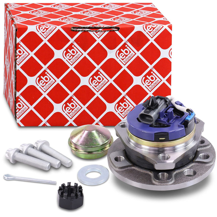 febi bilstein 24164 Radlagersatz mit Radnabe und Anbaumaterial , 1 Stück