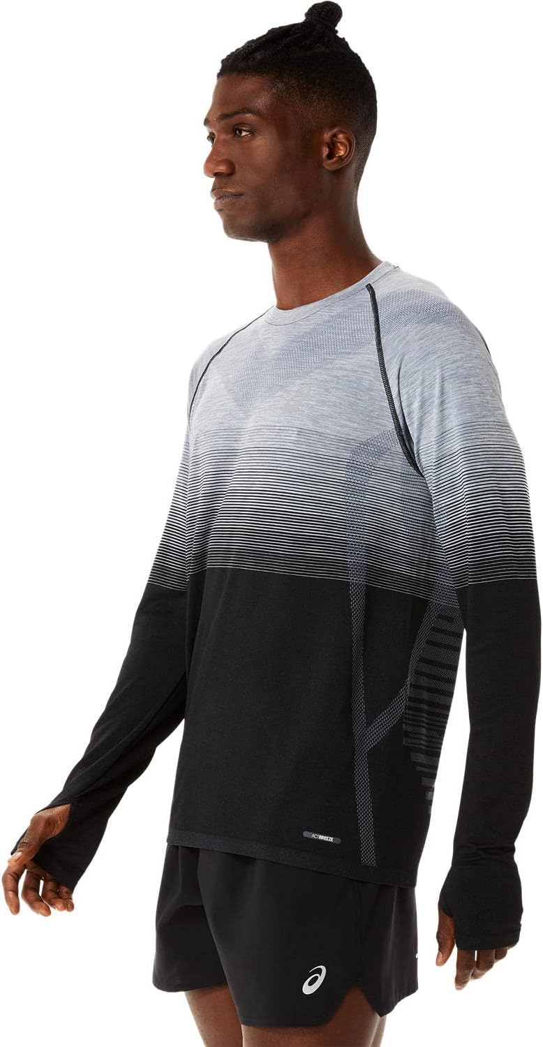 ASICS Seamless LS TOP S Performance Black/Carrier, S Performance Black/Carrier