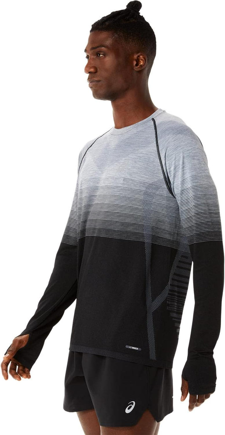 ASICS Seamless LS TOP S Performance Black/Carrier, S Performance Black/Carrier