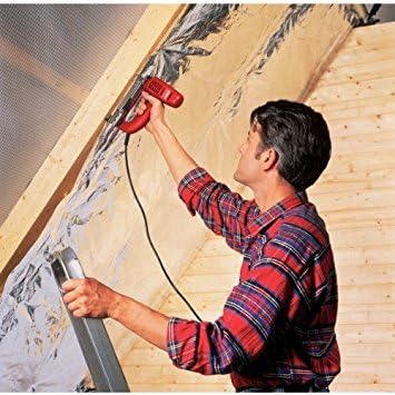 Rapid Elektrotacker R553 für Holz und Stoffe, Leistungsstark, für Klammern Typ 53, 8-20mm und Nägel