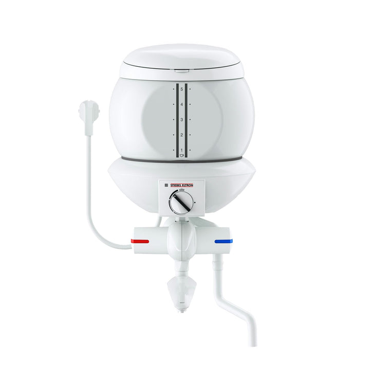 STIEBEL ELTRON Kochendwassergerät EBK 5 G, Glas, 5 Liter, Hebel-Zweigriff-Füll- und Ablaufarmatur, 7