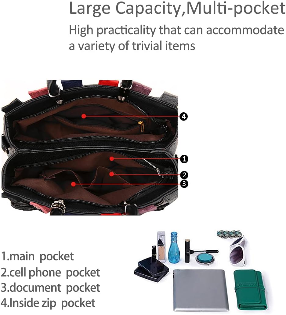 NICOLE & DORIS Handtaschen für Damen Umhängetaschen Henkeltaschen Damen Handtasche die neuesten Tren