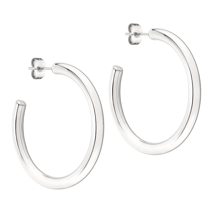 LIEBESKIND Creolen LJ-0902-E-40 IP Roségold Silber, Silber