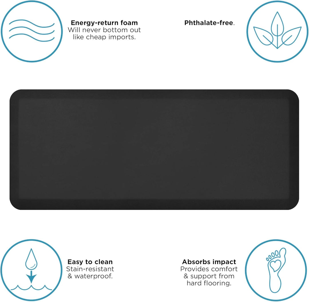 GelPro Designer-Küchen-Bodenmatte, 50,8 x 121,9 cm, schmutzabweisende Oberfläche mit 1,9 cm dickem E
