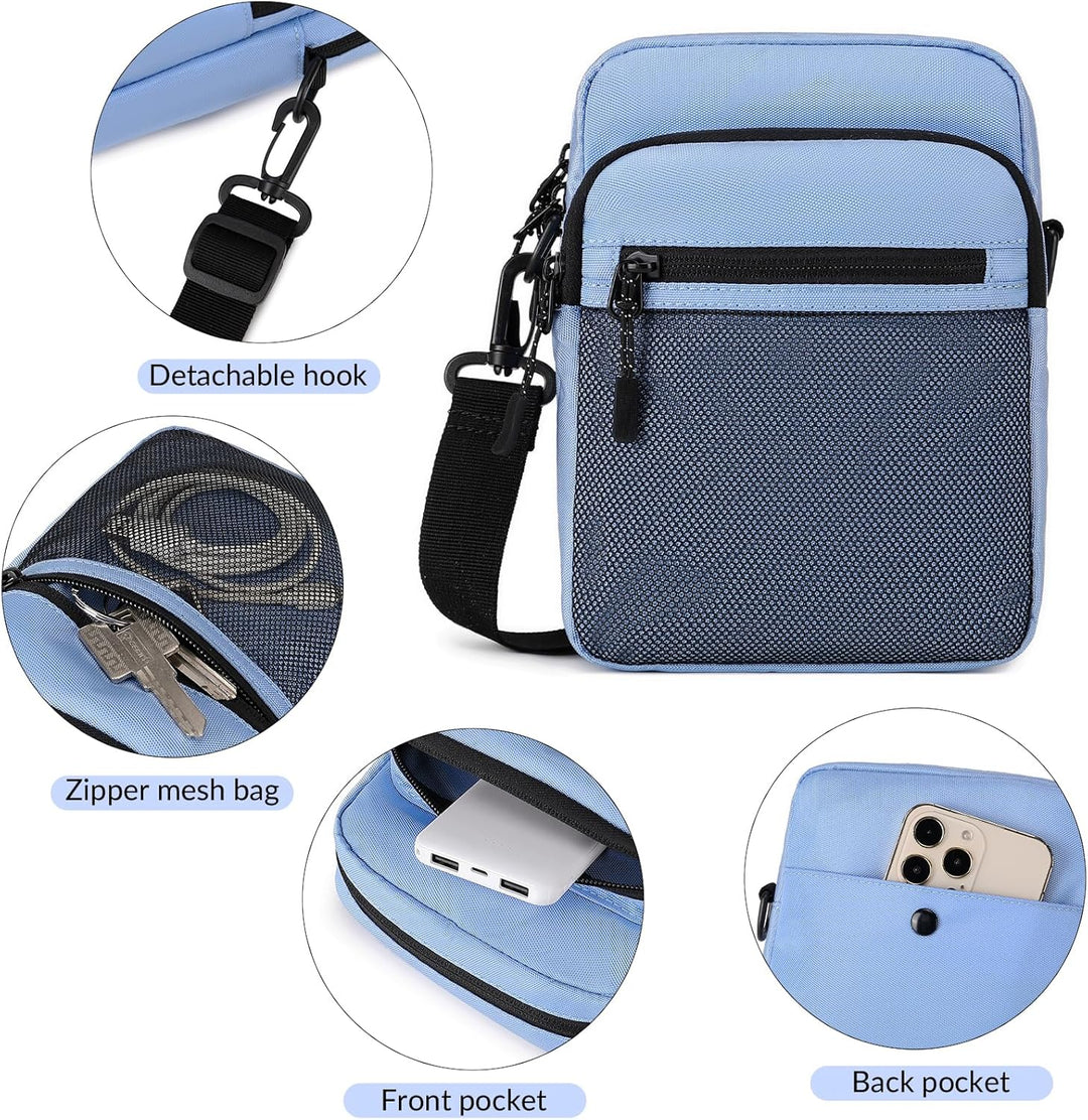 Lohol Klein Umhängetasche für Herren &amp; Damen, Schultertasche Messenger Bag Sling Tasche Crossbody Ta