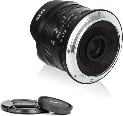 Meike 7,5 mm f2.8 Ultra-Weitwinkel-Objektiv für spiegellose Sony E Mount A6400 A5000 A5100 A6000 A61