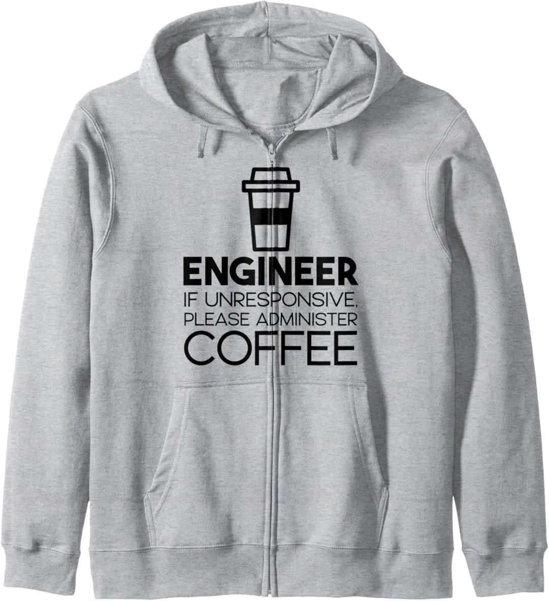 Ingenieur Wenn nicht reagiert, verabreichen Sie bitte Kaffee Kapuzenjacke