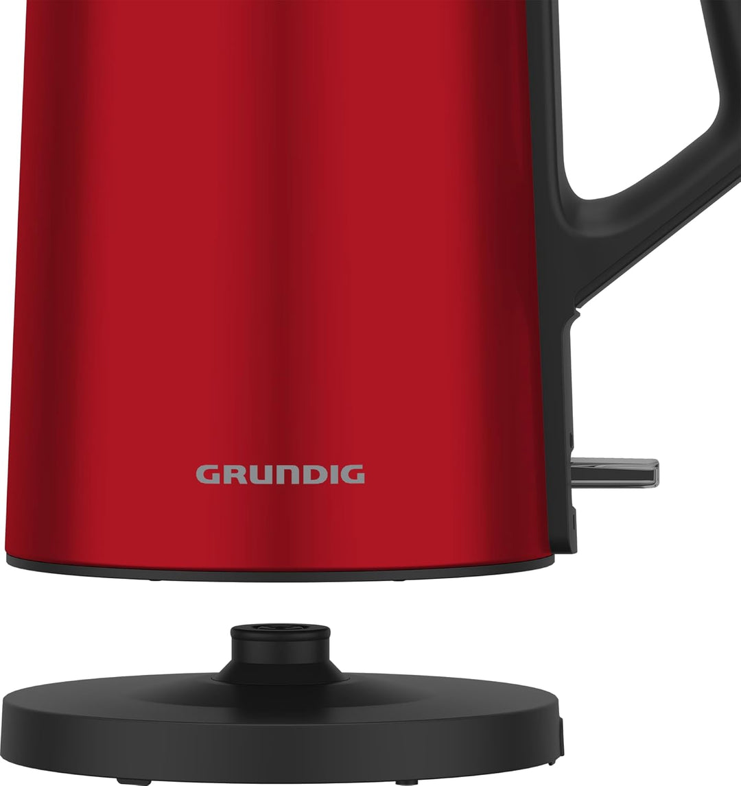 GRUNDIG WK8340 Wasserkocher Rot, 2150 W, 1,5 l Style 2024, Style 2024