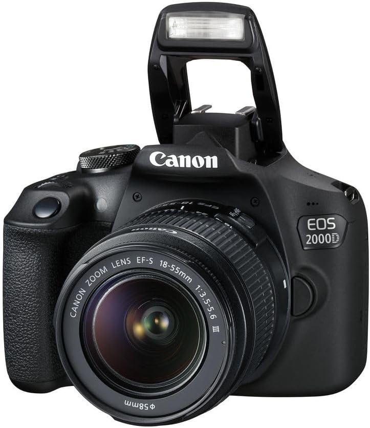 Canon EOS 2000D BK 18-55 is + SB130 + 16GB EU26 SLR-Kamera-Set, 24,1 MP, CMOS 6000 x 4000 Pixel, Sch