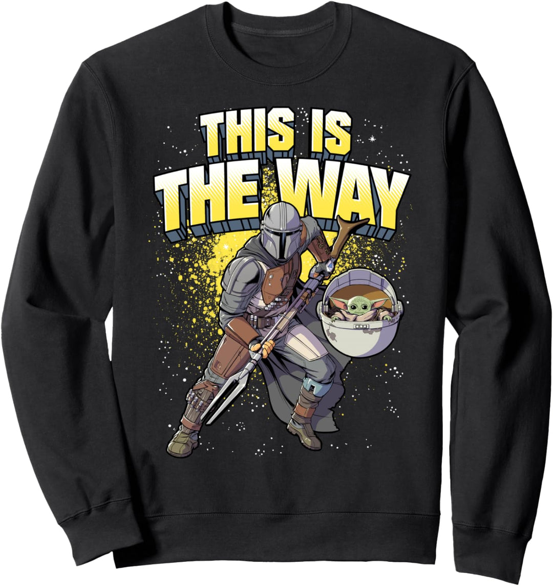 Star Wars: The Mandalorian This Is The Way Action Pose Sweatshirt