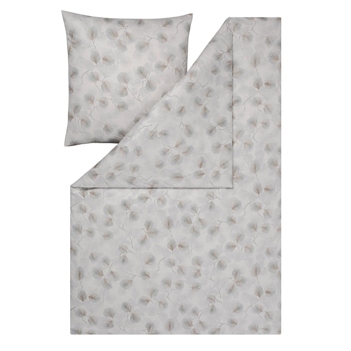ESTELLA Mako Interlock Jersey Bettwäsche Rebecca Silber 1 Bettbezug 155 x 220 cm + 1 Kissenbezug 80