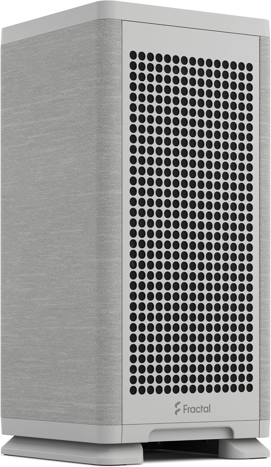 Fractal Design Mood Light Gray PC Case - Sleek Fabric Design, 180mm Top Fan, Conceals 325mm Graphics