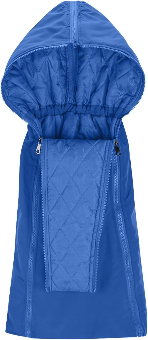 SYDUZAX Wintermantel Damen Warm Winterjacke Gefüttert Winter Parka Umstands Baumwolljacke 3 in 1 Win