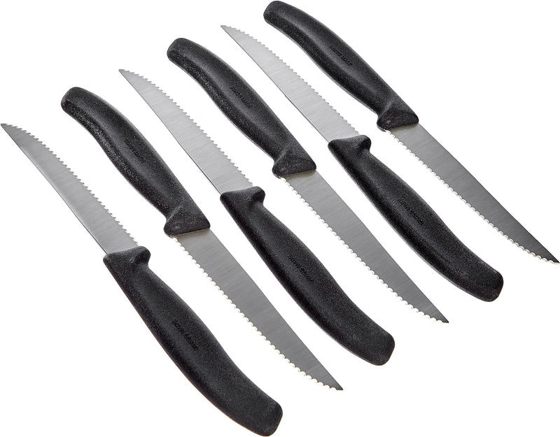 Victorinox, Swiss Classic, Profi Tafelbesteck, 24-teilig, Extra Scharfe Klinge, Wellenschliff, 11 cm