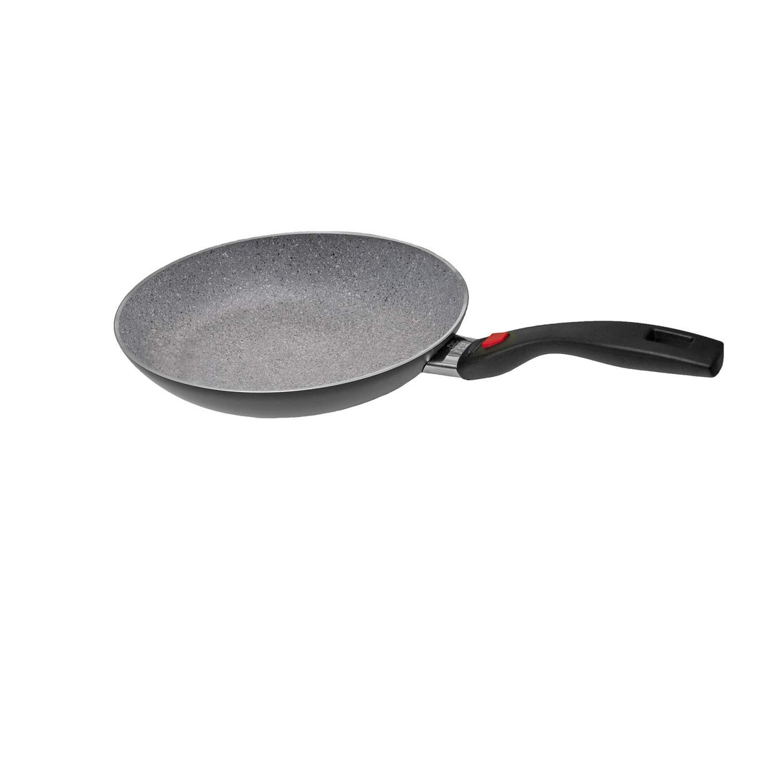 BALLARINI Click & Cook Bratpfanne mit klappbarem Griff, Granitium Antihaftbeschichtung, 20 cm, Alumi