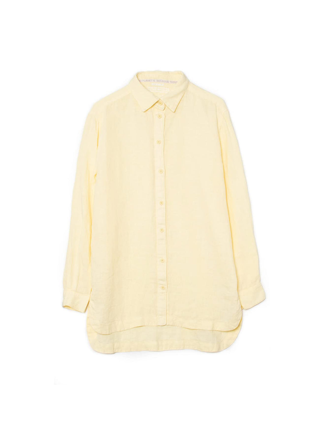 ECOALF Damen Magrittealf Shirt Woman Hemd Frau, Light Yellow