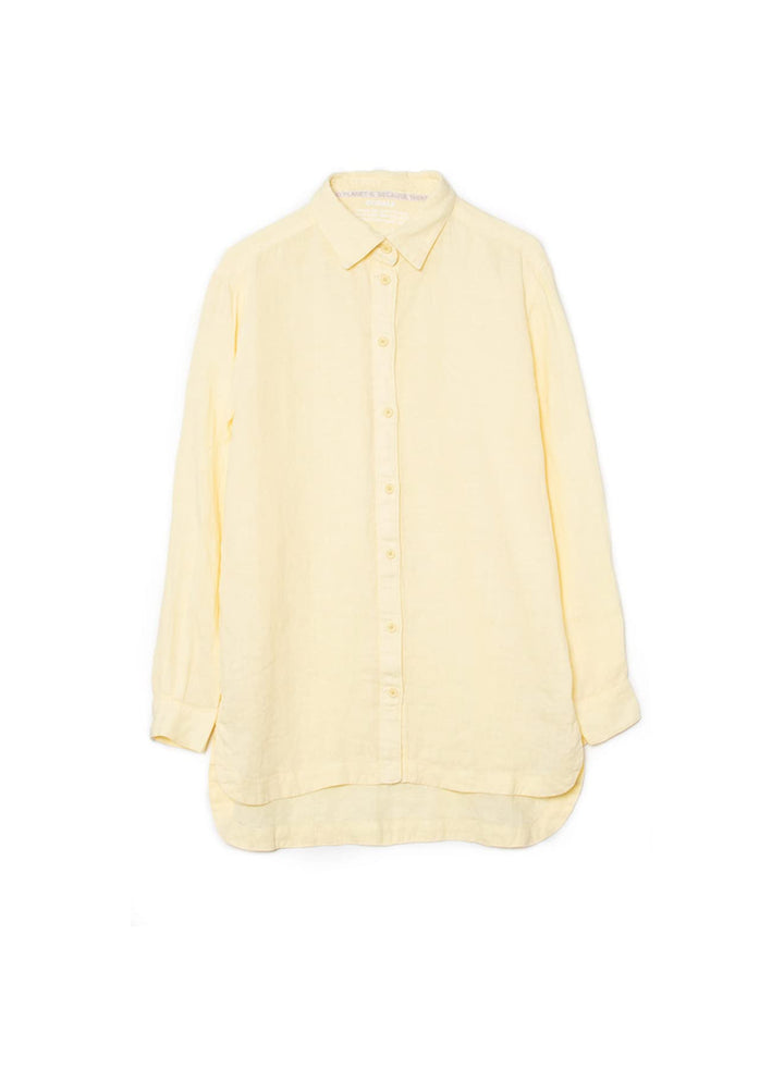 ECOALF Damen Magrittealf Shirt Woman Hemd Frau, Light Yellow