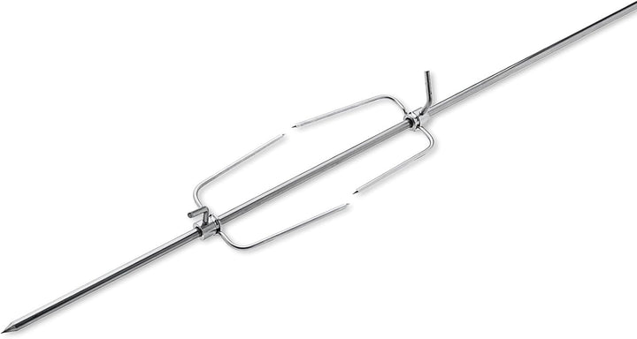 Rotisserie Set 75cm aus Europäischem Edelstahl, Grillspiess, Drehspiess