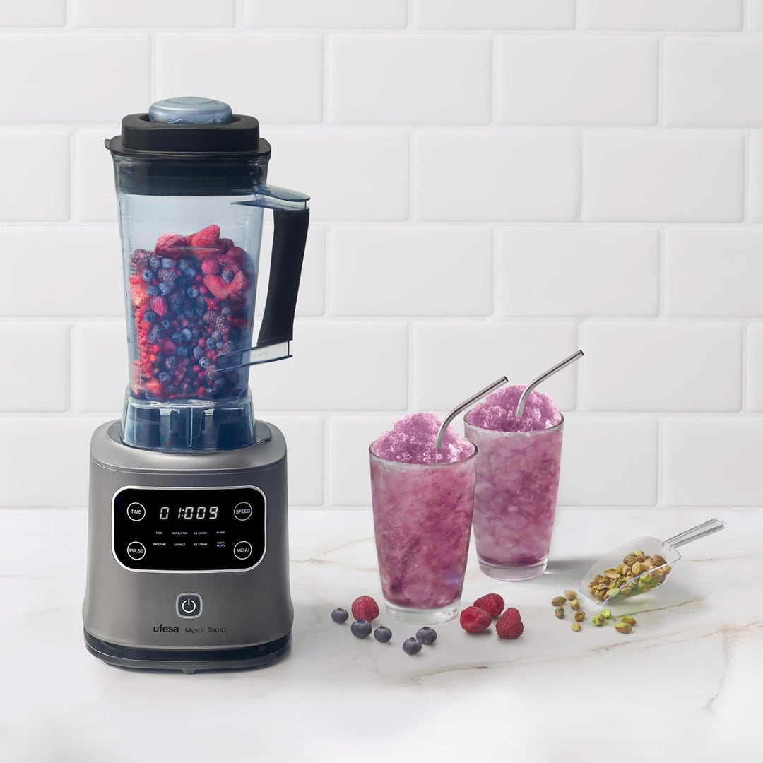 Ufesa Mystiz Topaz Standmixer, 2000W Leistung, 2L Tritan-Krug, Elektronische Geschwindigkeitssteueru