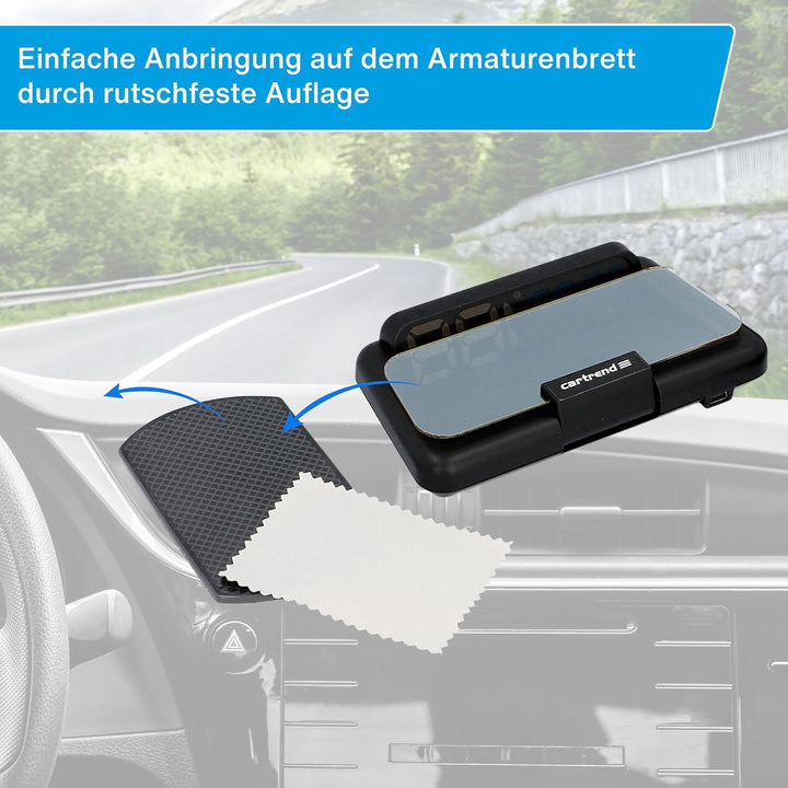 Cartrend 10632 Head Up OBD2 & HUD Display Geschwindigkeitsmesser Auto Tachometer Wassertemperaturmes