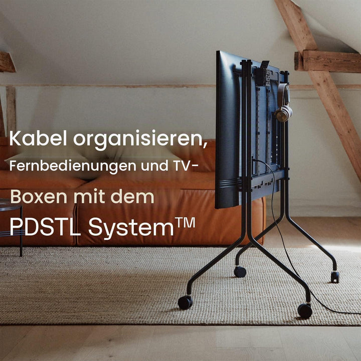 TV-Box &amp; Spielkonsole Halterung | Hinten am Pedestal TV-Möbel | Kompatibel mit Xbox &amp; PS4 | Passt zu