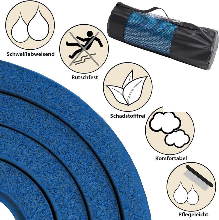 Yogamatte, Fitnessmatte Rutschfest Und Trainingsmatte, Yoga Matte Dicker, Sportmatte Dicke, Gym Matt