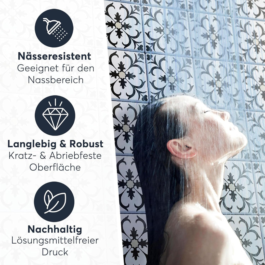 CREATISTO Mosaik Klebefliesen Stickerfliesen Fliesenfolie - Hochwertige Sticker Aufkleber für Wandfl