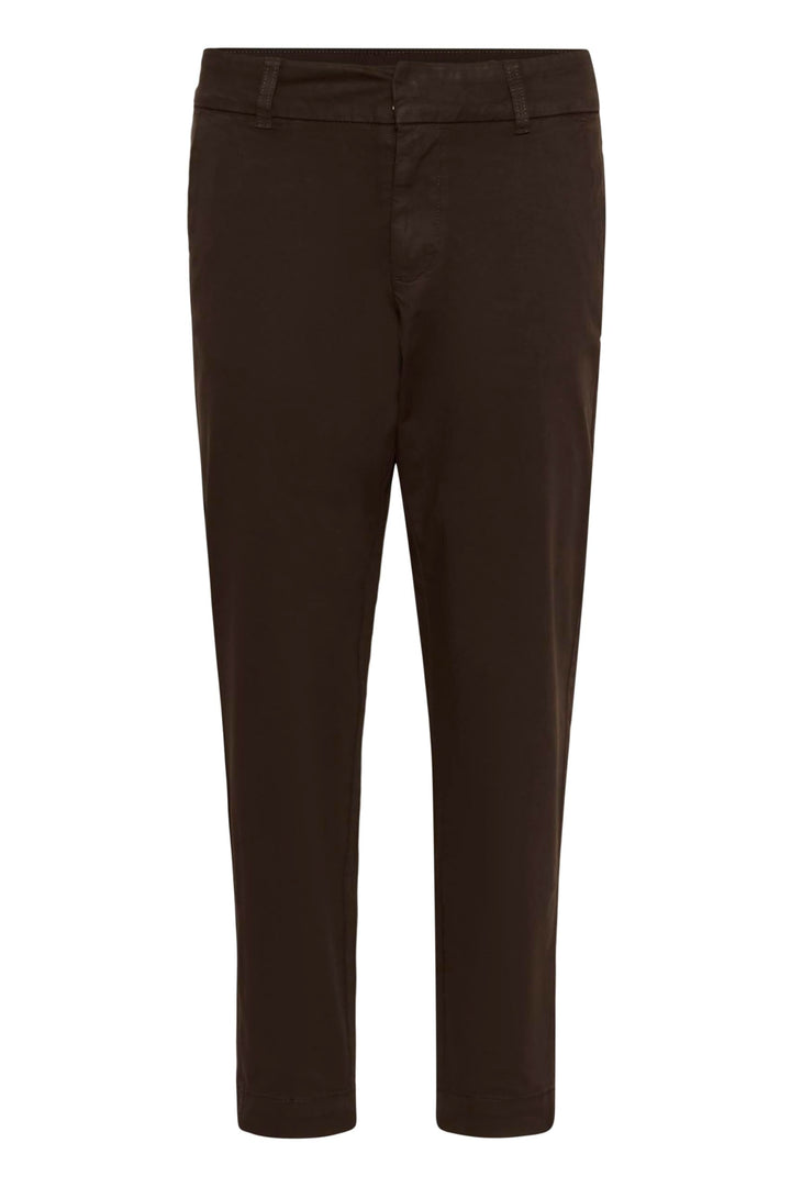 KAFFE Hose KAmette Damen Hose Elegant Elastische Taille Casual Anzughose 36 Black Coffee, 36 Black C