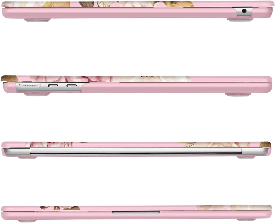 MOSISO Hülle Kompatibel mit MacBook Air 13 Zoll M4 M3 M2 2025 2024-2022 A3240 A3113 A2681 Touch ID,P