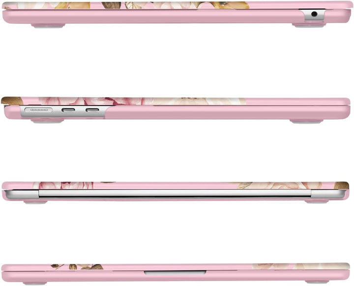 MOSISO Hülle Kompatibel mit MacBook Air 13 Zoll M4 M3 M2 2025 2024-2022 A3240 A3113 A2681 Touch ID,P