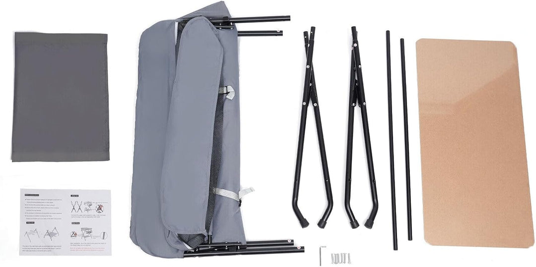 Baby Wickeltisch Changing Table, Kinder Mobiler Wickeltisch klappbarer mit herausnehmbarer Trennwand