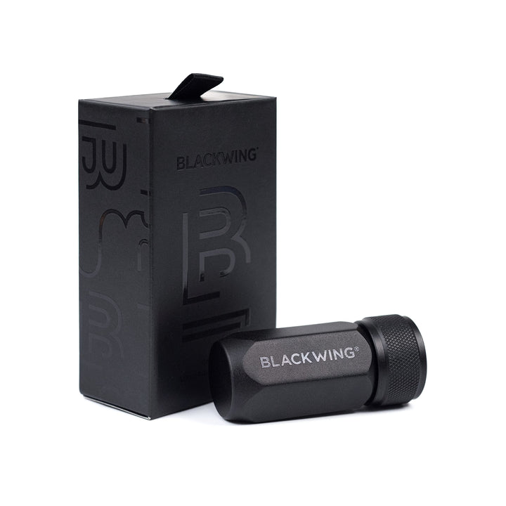 Blackwing One-Step Long Point Spitzer Bleistift Anspitzer einstufig schwarz aus Metall