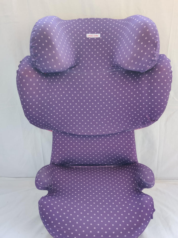 moon-bebe Bezug kompatibel mit Cybex Solution Q2 Fix Autositz, Violett, violett