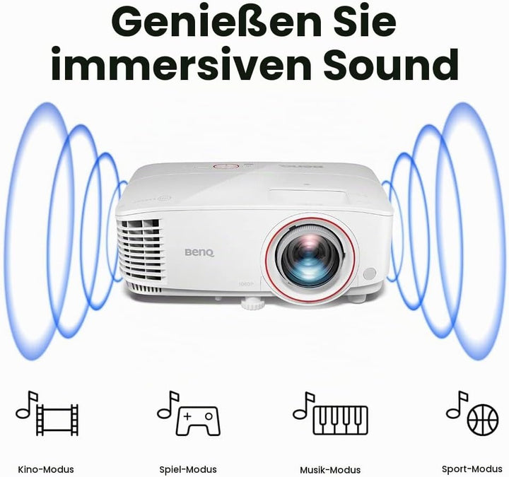 BenQ TH671ST 1080p Kurzwurf-Gaming-Projektor | Gaming-Modus für intensive Low Input Lag Action | 300