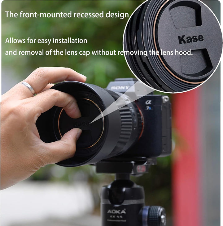 Kase 82mm Magnetische vordere Objektivkappe für Canon EF 24-70mm f2,8L II USM, für Nikon Nikkor Z 24