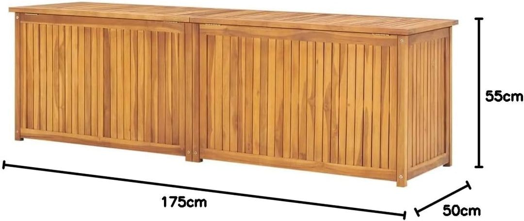 vidaXL Gartenbox Aufbewahrungsbox Auflagenbox Kissenbox Box Kiste Truhe Gartentruhe Holztruhe Garten