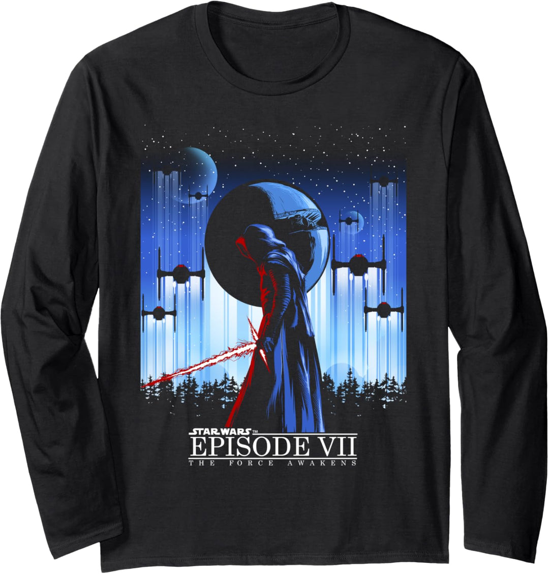 Star Wars Kylo Rise To Power Poster Langarmshirt