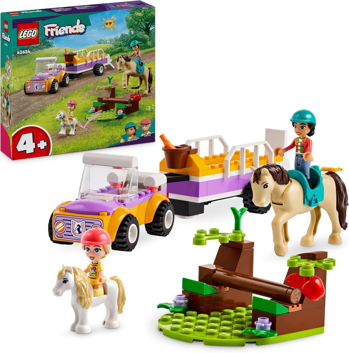 LEGO Friends Pferde- und Pony-Anhänger, Pferde-Spielzeug & 31140 Creator 3in1 Magisches Einhorn Spie