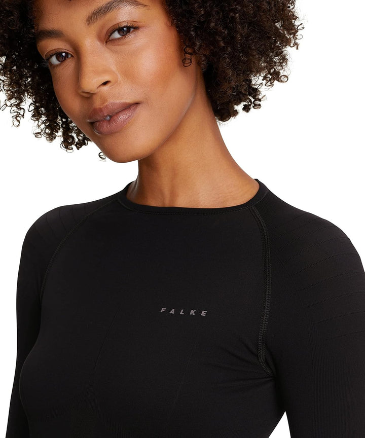 FALKE Damen Warm Round Neck Funktionsshirt Langarm für milde bis kalte Temperaturen warme Funktionsu