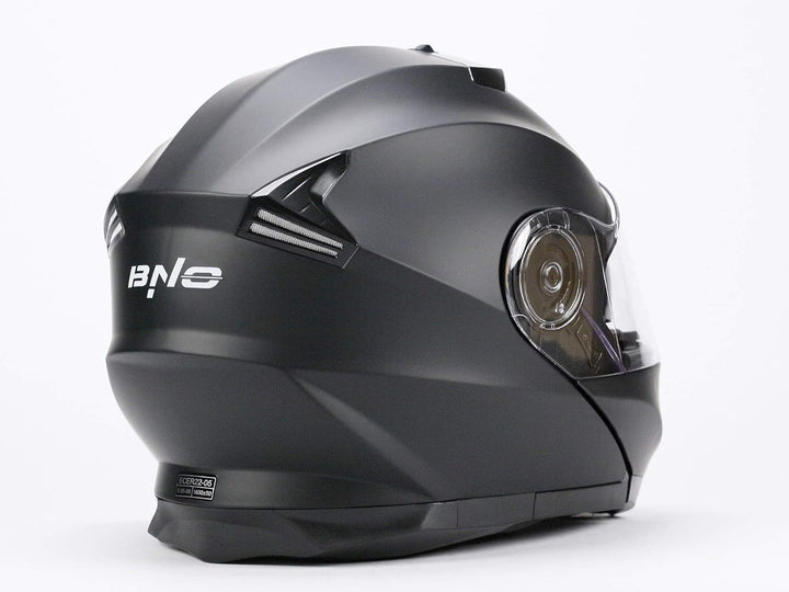 BNO Flip-2 Flip-Up Helm Klapphelm Modular Helm (L, Matt Schwarz) L Matt Schwarz, L Matt Schwarz