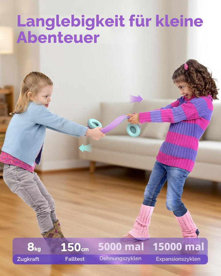iClever Noise Cancelling Bluetooth Kopfhörer Kinder, 60 Spielzeit, Sichere Lautstärke 80 dBA, Typ-C-