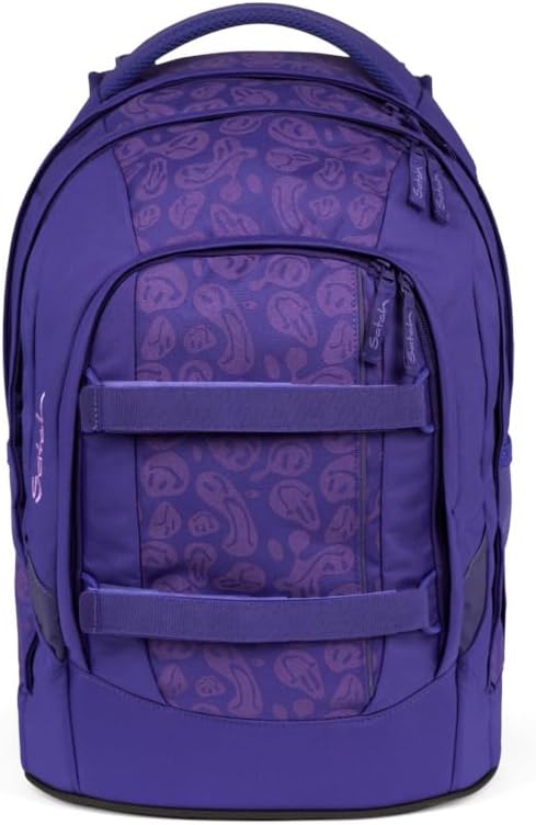 satch pack ab 5. Klasse ergonomisch 30L Stauraum standfest Organisationstalent Bright Faces - Lila
