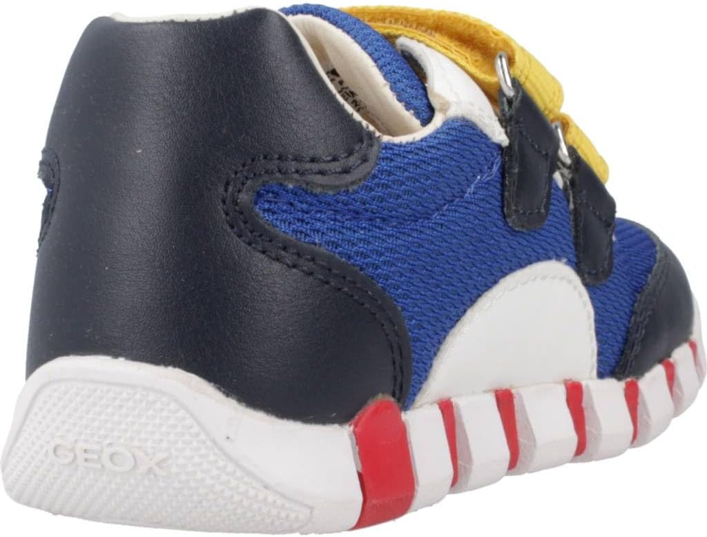 Geox Jungen B Iupidoo Boy First Walker Shoe 24 EU Royal Navy, 24 EU Royal Navy