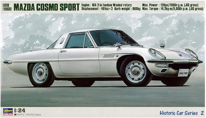 Hasegawa HC2 1/24 Mazda Cosmo Sport L108, Mehrfarbig