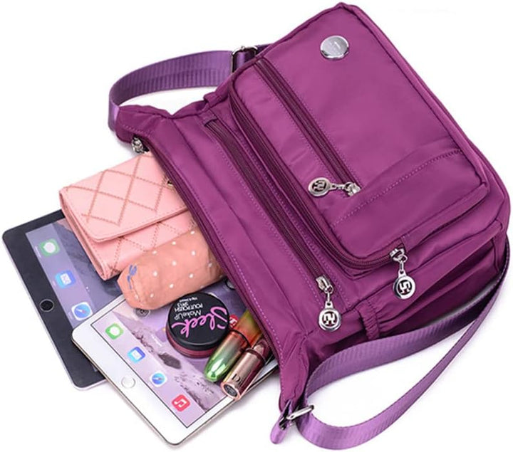 JONON Damen-Umhängetasche, Umhängetasche, modisch, Tragegriff, Handtasche, geräumig, mehrere Taschen